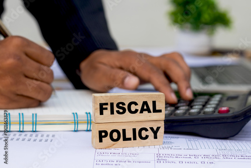 Valokuva Fiscal policy concept