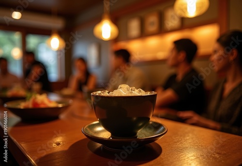 Ceramic Sake Cup Ritual Intimate Japanese Izakaya Traditional Environment Authentic Cultural Experience