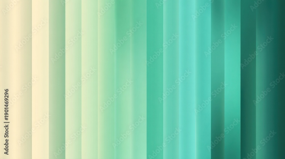 Obraz premium Mint green to off white vertical gradient background