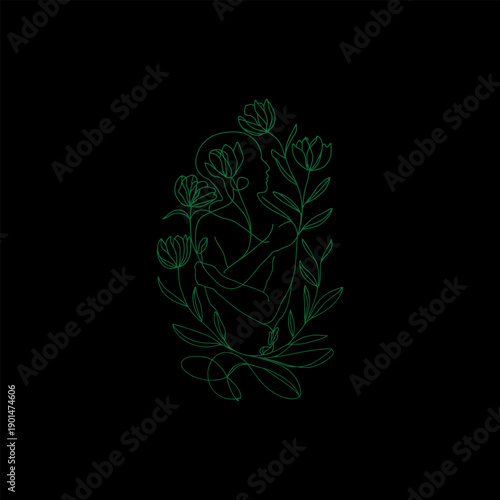 vector floral background back photo.