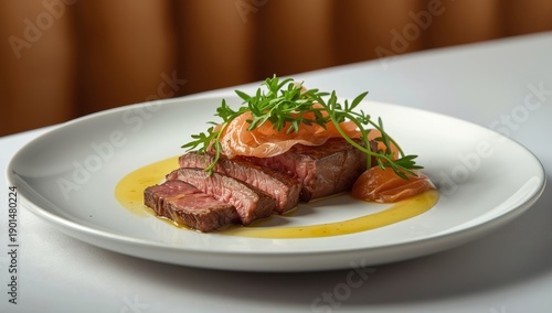 Pasta with smoked salmon and peppery greens