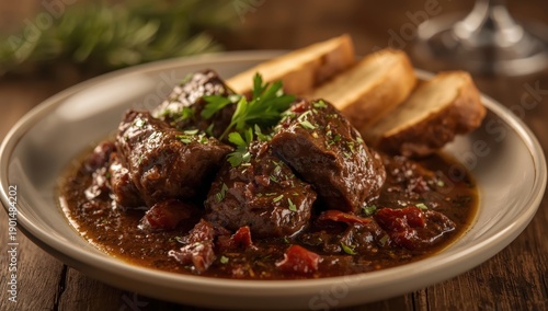 Wallpaper Mural Spanish recipe for braised beef cheeks in wine sauce Torontodigital.ca