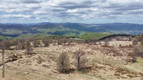 plateau on Gutaiul Mare near Breb and Baia Mare, Romania