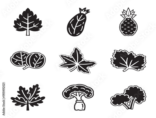 Gorgeous natural landscape silhouettes with artistic harmony