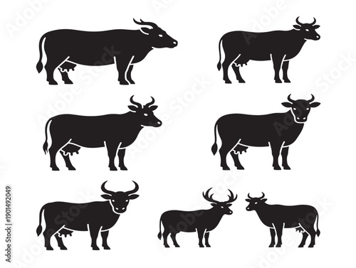 Beautiful countryside animal artwork with clean visual balance