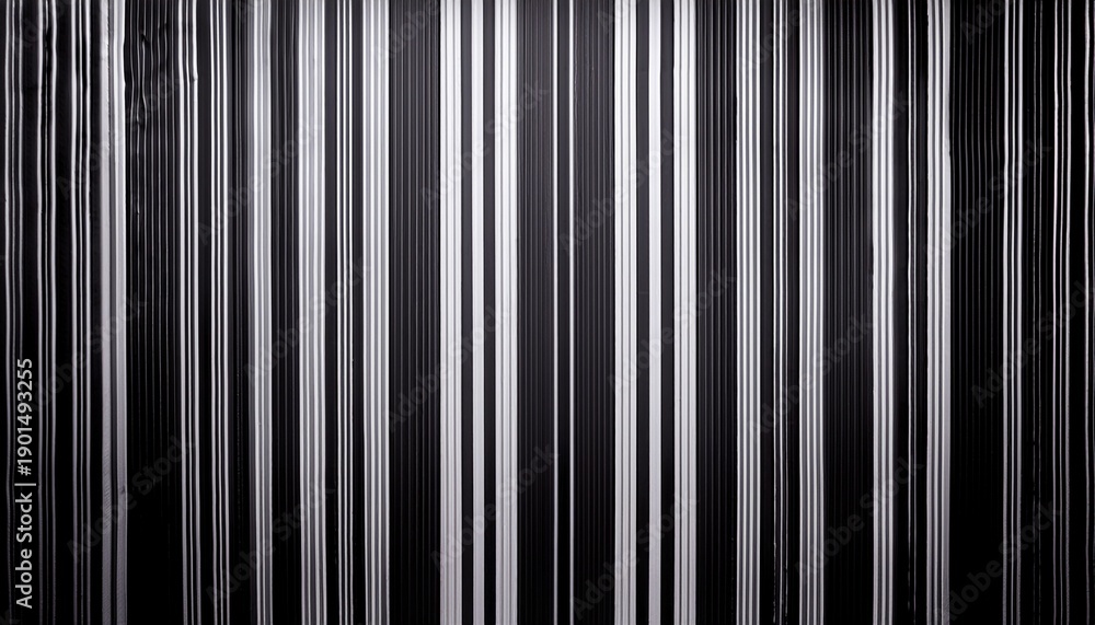 Obraz premium Abstract Background With Vertical Black And White Stripes