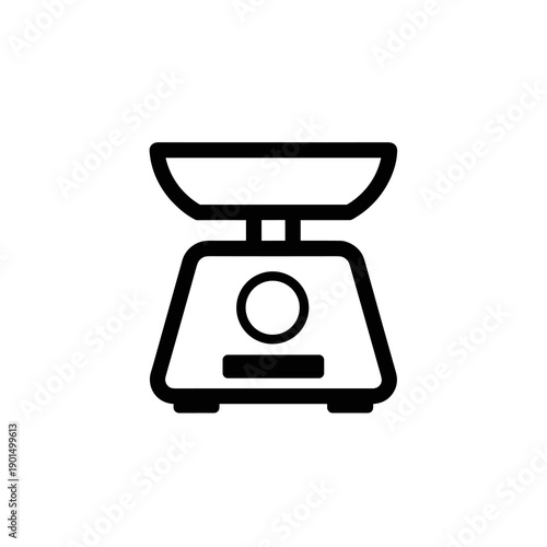 Scales of Precision: A minimalist illustration of an accurate scale, symbolizing precision and balance for applications in a variety of fields.