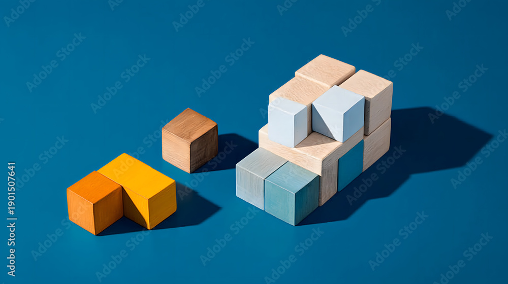 Obraz premium Wooden Blocks