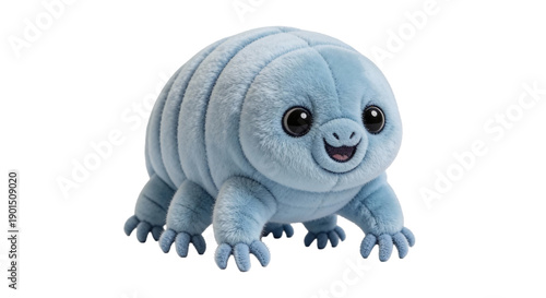 Cute Blue Tardigrade Plush Toy