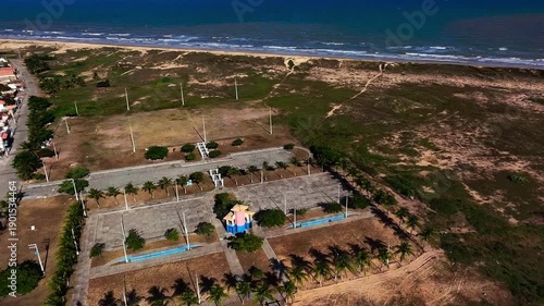 Construções perto da praia