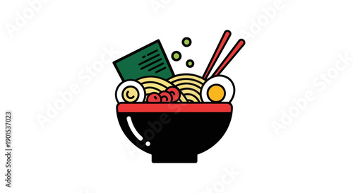 Black and white penguin illustration