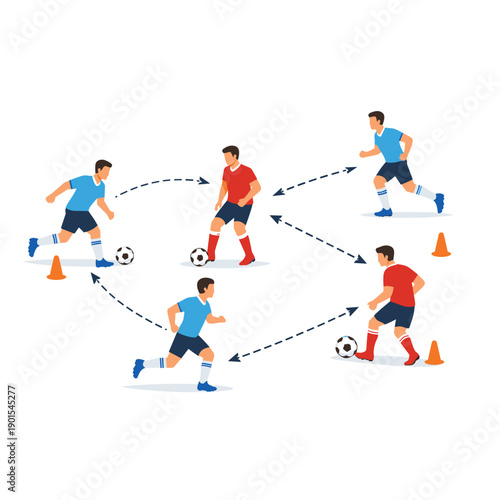 Soccer training drills for skill development