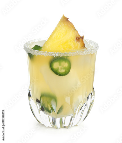 Glass of tasty margarita co...