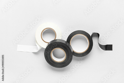 Black and white adhesive ta...