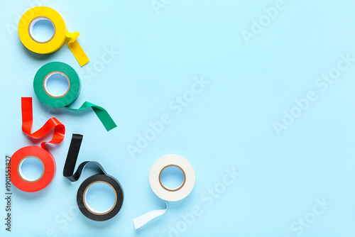Colorful adhesive tape roll...