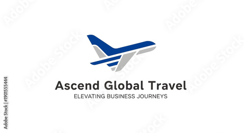 Ascend Global Travel Logo Design for Business Journeys.