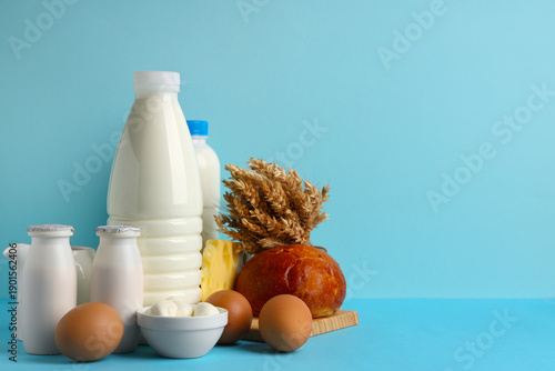 Fresh dairy products with m...
