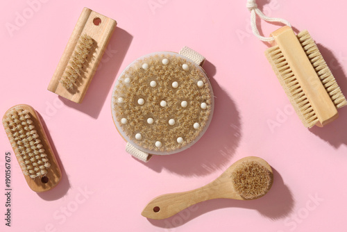 Body massage brushes on pin...
