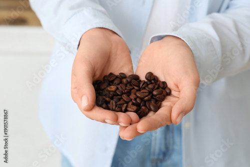 Young woman with coffee bea...