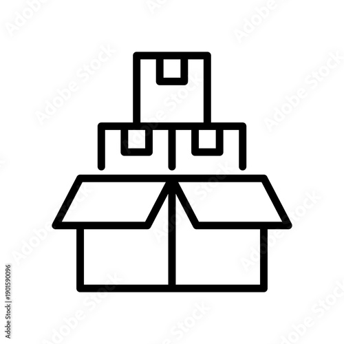 Goods line icon  Vector Illustration 