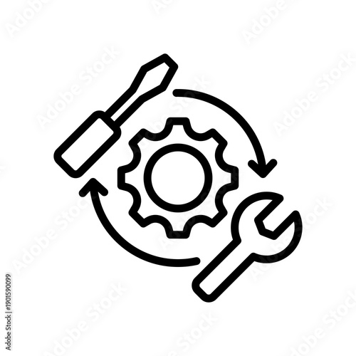 Equipment line icon  Vector Illustration 