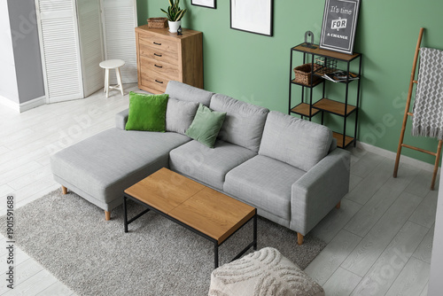 Interior of stylish living ...