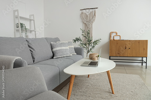 Interior of stylish living ...