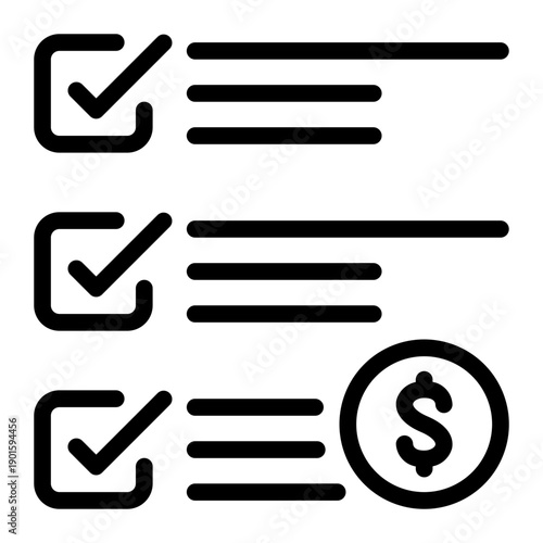 money line icon