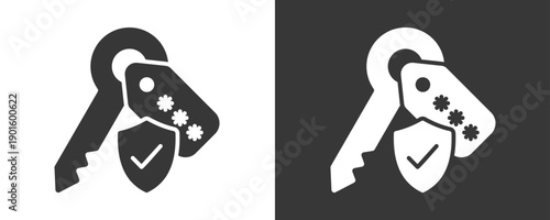 Token Icon Set Vector Collection Isolated In Black And White
