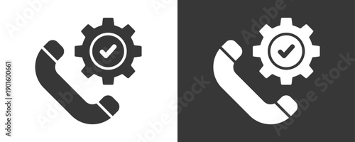 Support Icon Set Vector Collection Isolated In Black And White