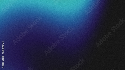 Abstract gradient from cyan to deep purple, fading into black with a grainy texture. Atmospheric digital background ideal for creative, tech, or modern design projects.