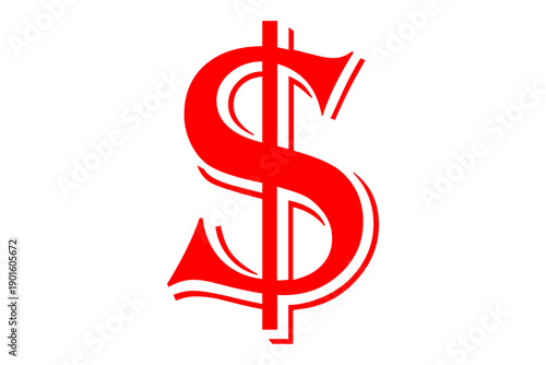 $ - 米国ドル「$（dollar）」のマーク
