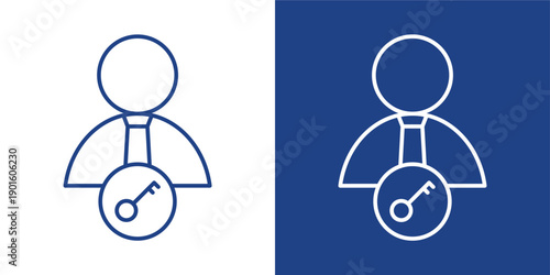 Ownership Blue And White Icon Style Collection