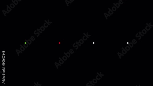Green Check Mark and Red Cross X Pop-Up Animation on Transparent Background, 4K Alpha Channel