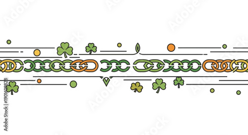 Gold and Emerald Jewelry Necklace Chain Ornaments.