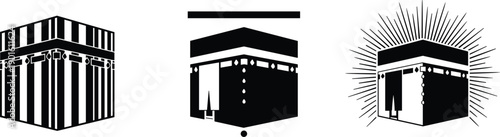 Gift box surprise package silhouettes set with present wrapping festive celebration birthday holiday sale giveaway mystery reward icons