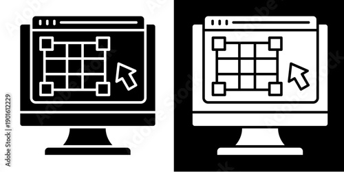 Dashboard Icon Set White Glyph Style Collection