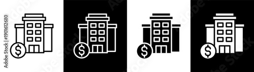 venture white icon set design