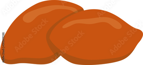 Fresh Sweet Potato Vector