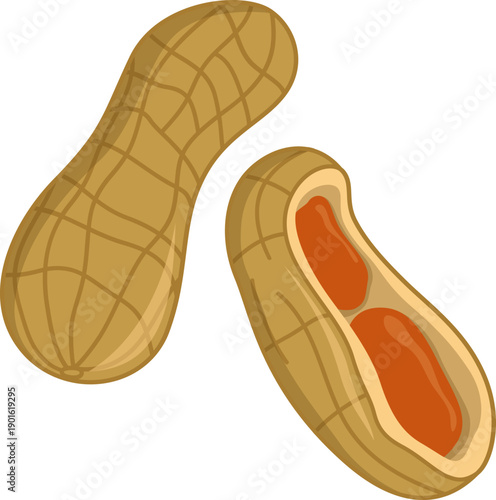 Whole and Cracked Peanuts