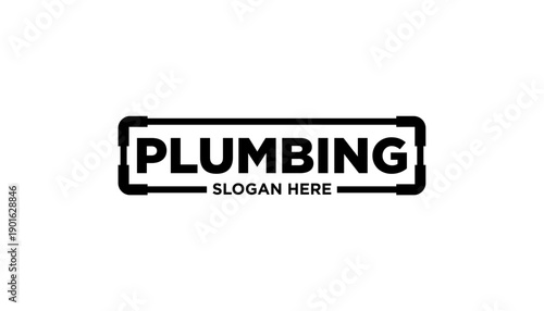 plumbing logo design vector template, plumber logo design