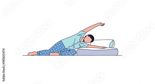 Woman Doing Side Plank Yoga Pose.