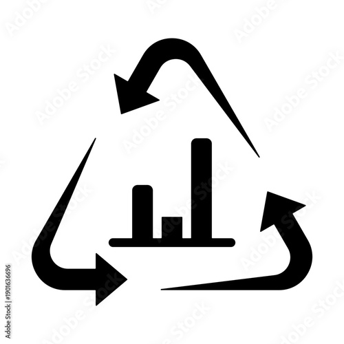 Contingency Plan Icon - Solid Black