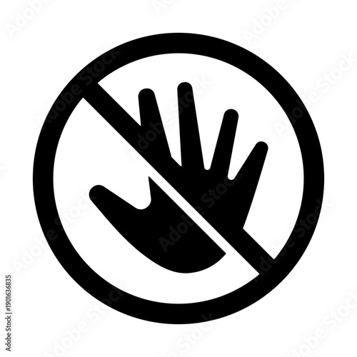 Curfew Icon - Solid Black