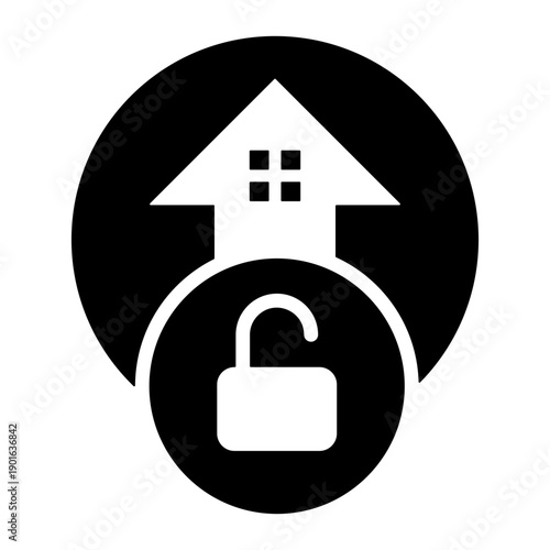 Incident Isolation Icon - Solid Black