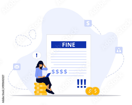 Fine concept illustration. Suitable for landing page, ui, web, App intro card, editorial, flyer, and banner.