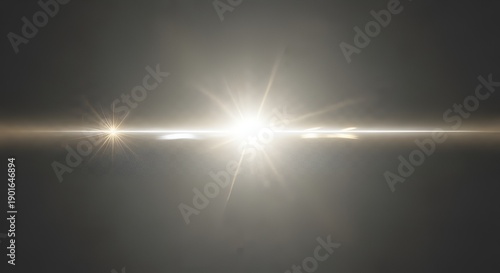 bright light, lens flare, abstract background, starburst effect
