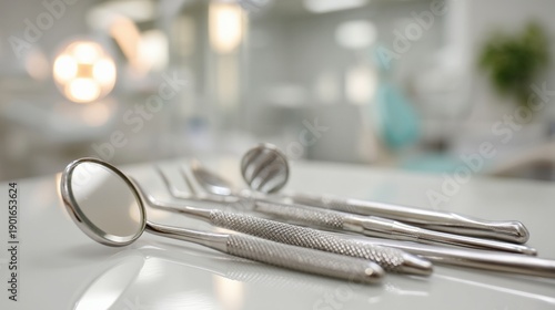 Professional Dental Tools in Clean Clinic / 清潔な歯科医院のプロ用歯科器具3