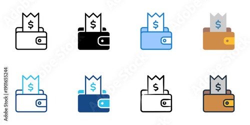 Payment Gateway icons set multiple style collection. Editable stroke 
