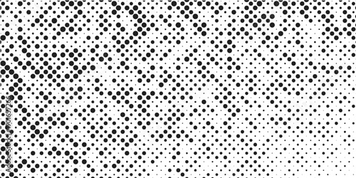 Vintage halftone monochrome geometric texture background. Abstract Texture